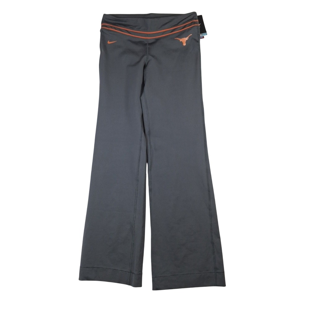 Nike Texas Longhorns Dri-FIT Legging Pants Grey Orange Flare Women Small NEW